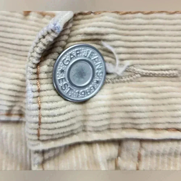 Gap Vintage Like New Women's Jeans Curdoroy Western Style Short Tan Skirt - Picture 9 of 9
